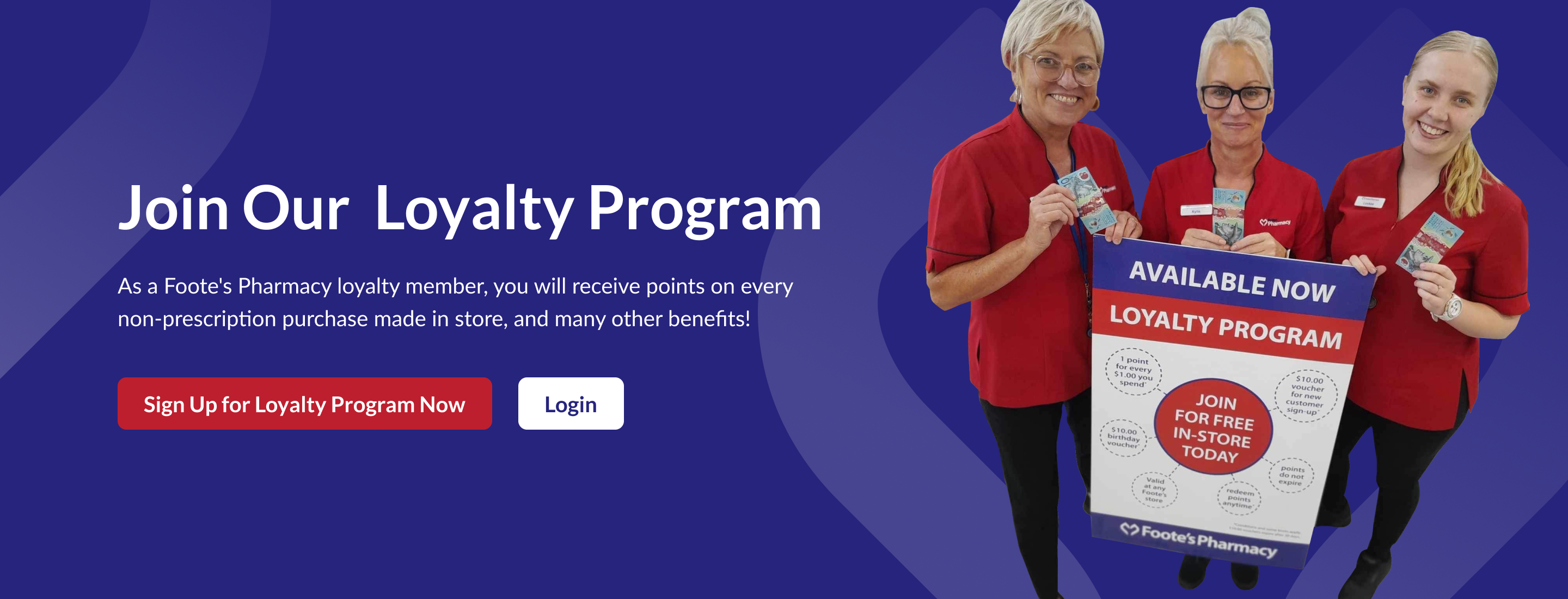 Foote's Pharmacy Loyalty Program