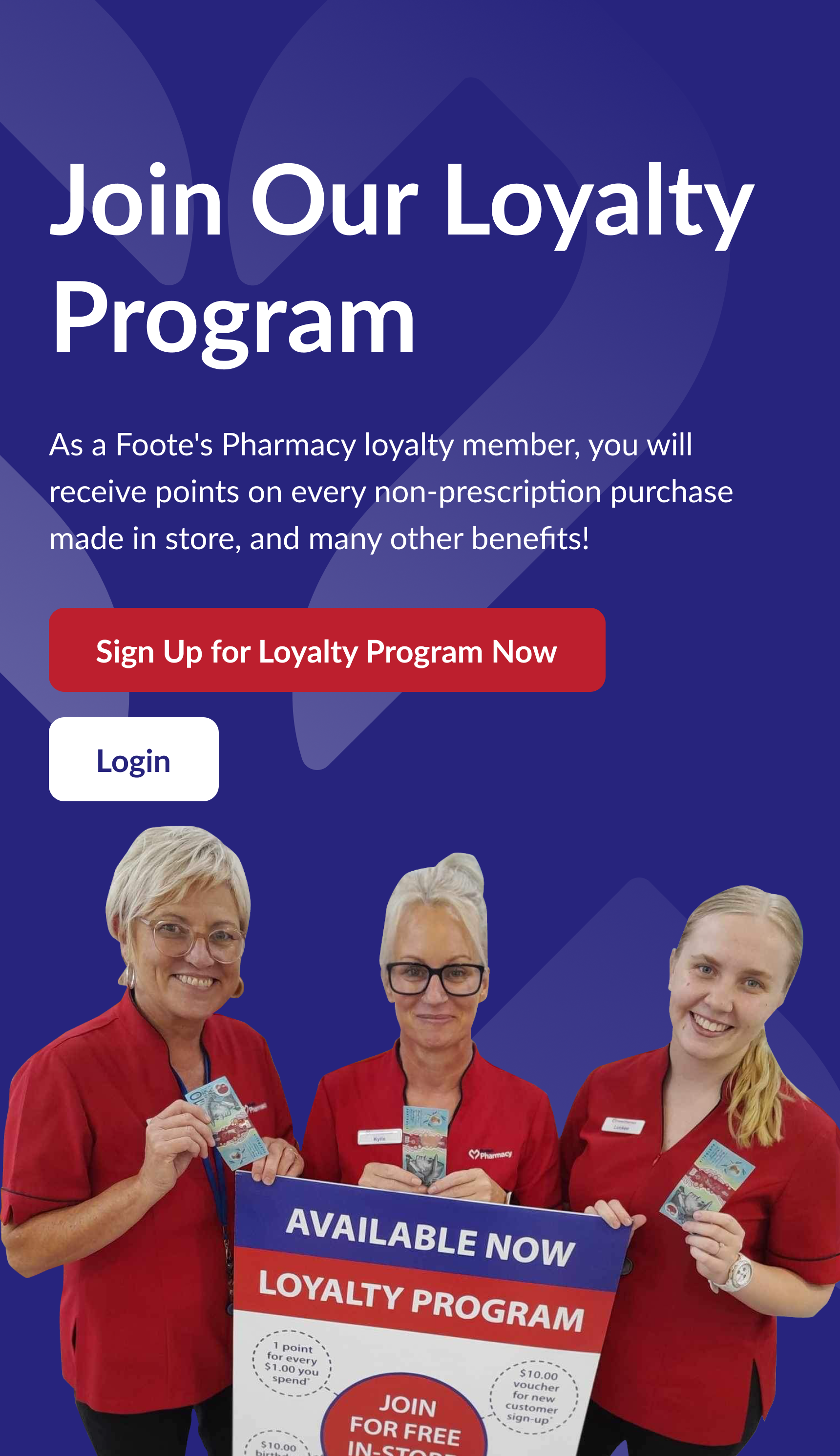 Foote's Pharmacy Loyalty Program